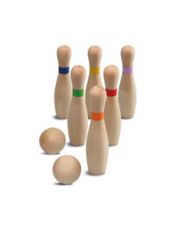 BOLOS DE MADERA 18 CM X 4.5...