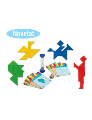 4 TANGRAM MADERA COLORES