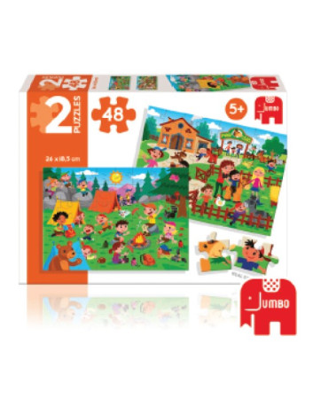 PUZZLE 2x48 "MONTANDO A...