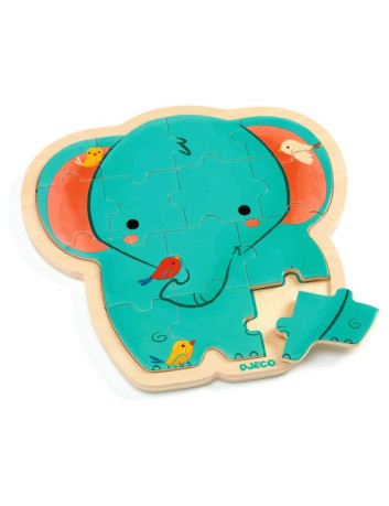 ENCAJABLE PUZZLO ELEPHANT