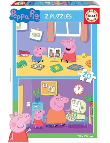 PUZZLE 2X20 PEPPA PIG