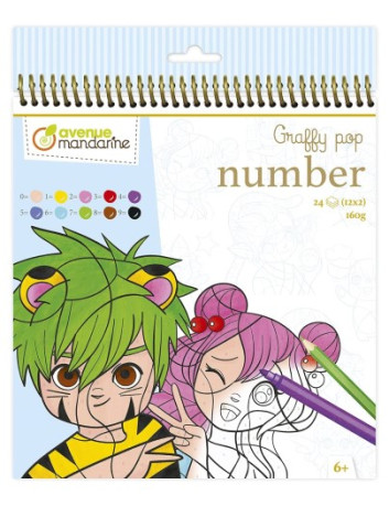 MANDALA GRAFFY POP NUMEROS...