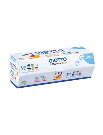 PINTURA A DEDO GIOTTO C/6...