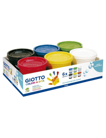 PINTURA A DEDO GIOTTO C/6...