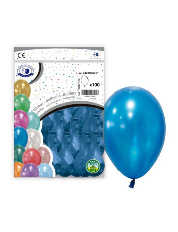 GLOBOS COLOR AZUL...
