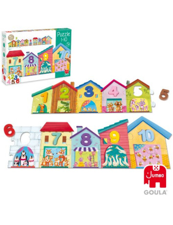 PUZZLE DE NUMEROS 1-10