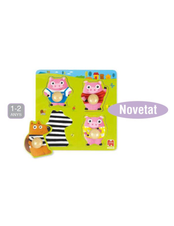 ENCAJE 3 CERDITOS BASE DE...