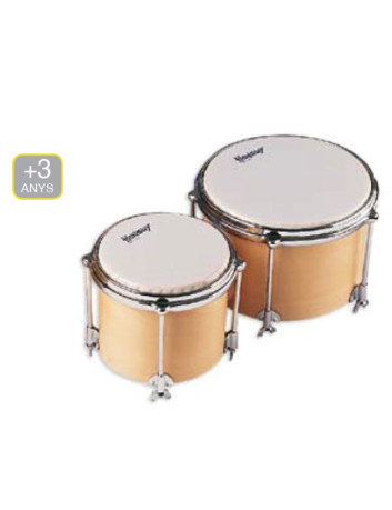 JUEGO DE BONGOS 15cm altura...