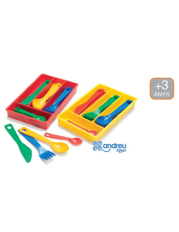 CUBIERTOS DE PLASTICO 4...