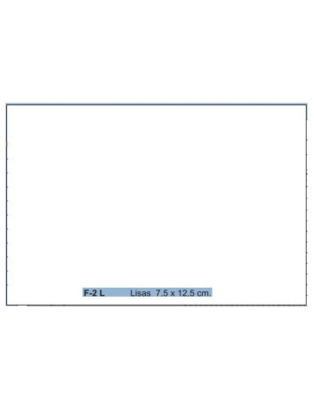 FICHAS LISO BLANCO 7,5 x...