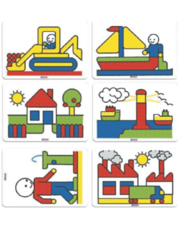 PACK 6 LAMINAS MOSAICO...