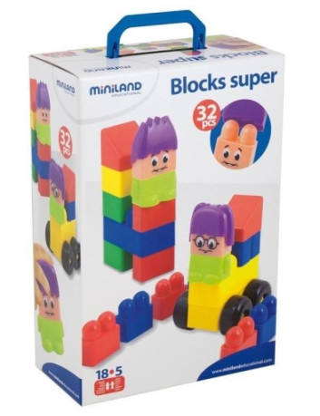 BLOCKS SÚPER 32 pcs. MALETA...