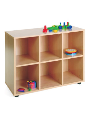 MUEBLE 6 CASILLAS NATURAL...