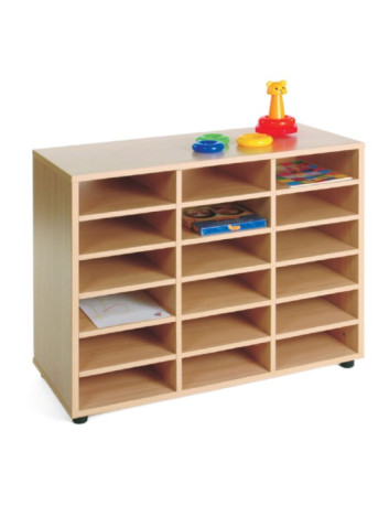 MUEBLE 18 CASILLAS NATURAL...