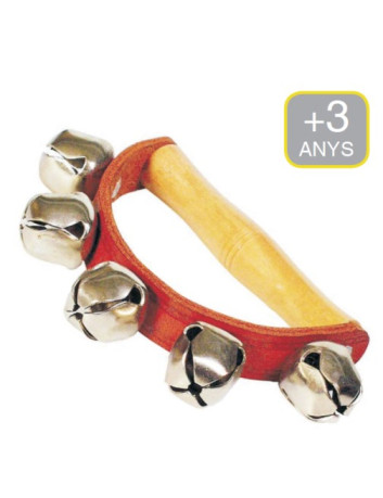 CASCABELES MANGO DE MADERA...