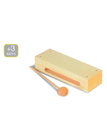 CAJA CHINA DE MADERA C/BAQUETA