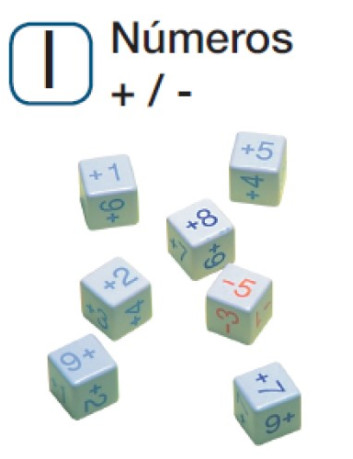 DADOS DE NUMEROS "DE 20mm...