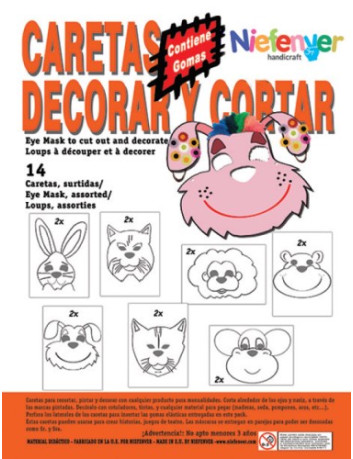 CARETAS PARA DECORAR Y...