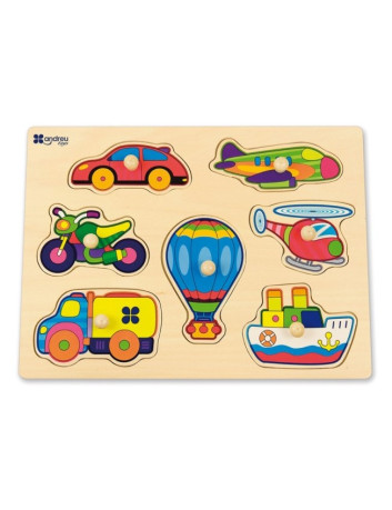 ENCAJE TRANSPORTE PUZZLE 7...