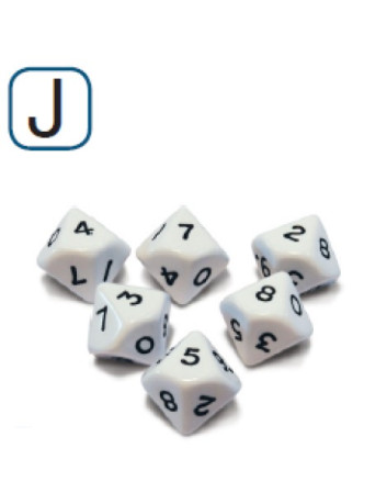 DADOS DE 10 CARAS 2cm SNAP...