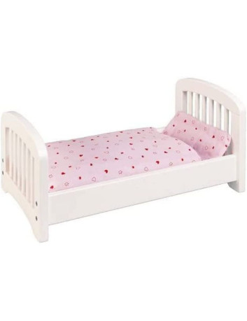 CAMA DE MUÑECAS BLANCA DE...