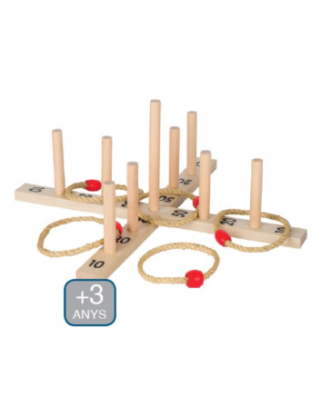 TIRA ANILLAS DE MADERA CON...