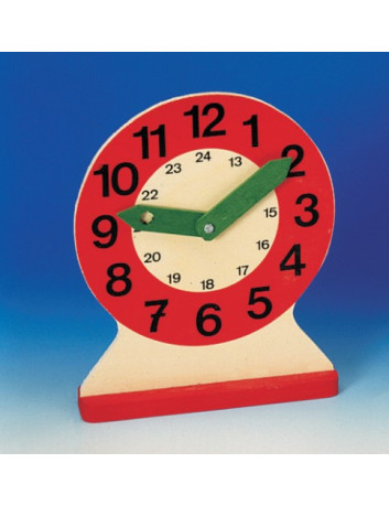 RELOJ GRANDE DE MADERA 24x20cm