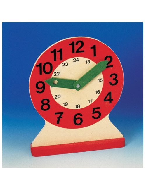 RELOJ GRANDE DE MADERA 24x20cm