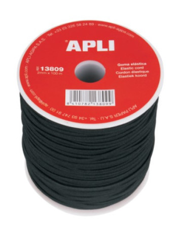 GOMA ELASTICA REDONDA NEGRA...