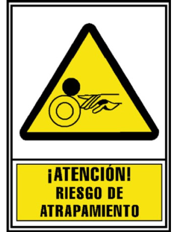 PLACA INFORMACION "RIESGO...