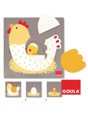 ENCAJE 8pcs. BASE DE MADERA