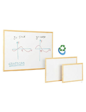 PIZARRA BLANCA CON MARCO DE...