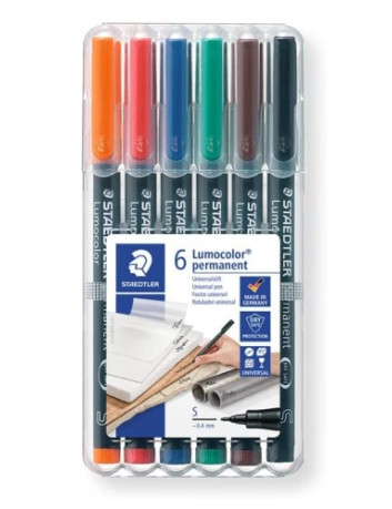 6 ROTULADORES STAEDTLER...